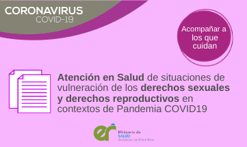 Atención en Salud de situaciones de vulneración de los derechos sexuales y derechos reproductivos en contextos de Pandemia COVID19